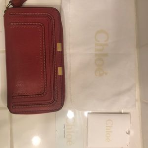 Chloe Marcie Zip Around Wallet